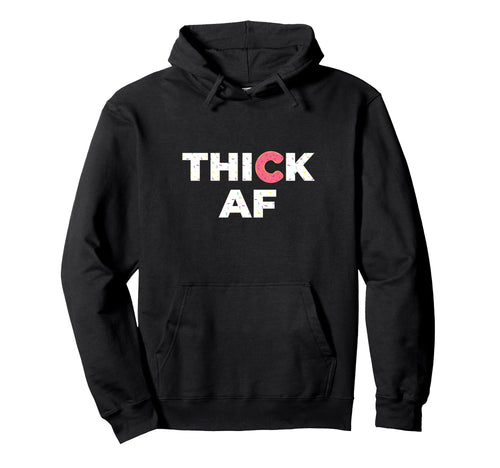 Thick Af Donut Rainbow Sprinkles Hoodie - Custom Art Print for Adults - T-Shirt, Sweatshirt, Hoodie