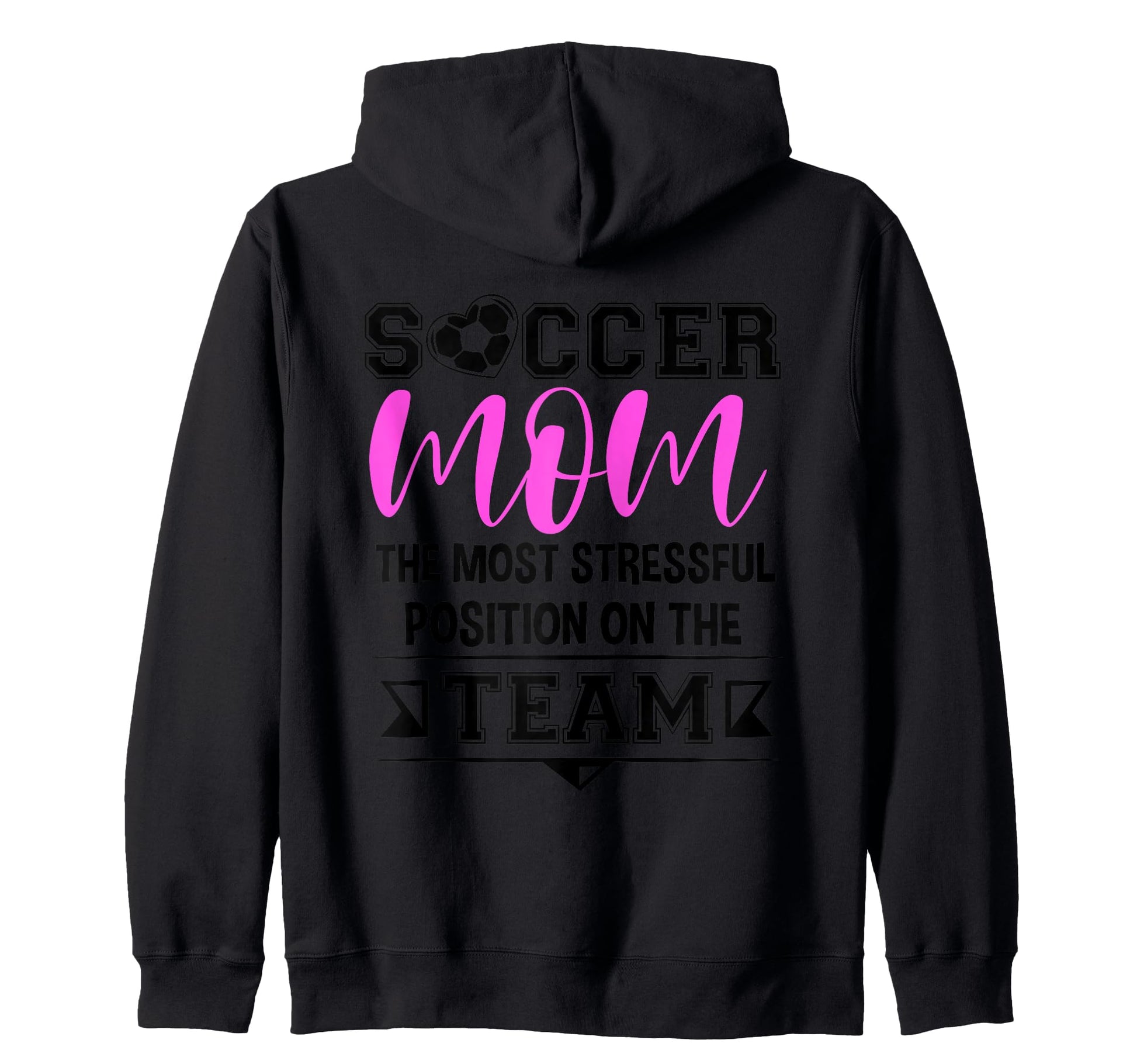 Soccer Mom Gifts Soccer Fan Mommy Hoodie - Custom Art Print for Adults - T-Shirt, Sweatshirt, Hoodie
