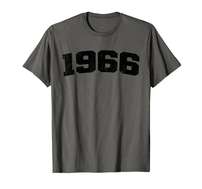 1966 Arched Varsity Distressed T-Shirt - Casual Everyday Wear Unisex - T-Shirt, Sweatshirt, Hoodie