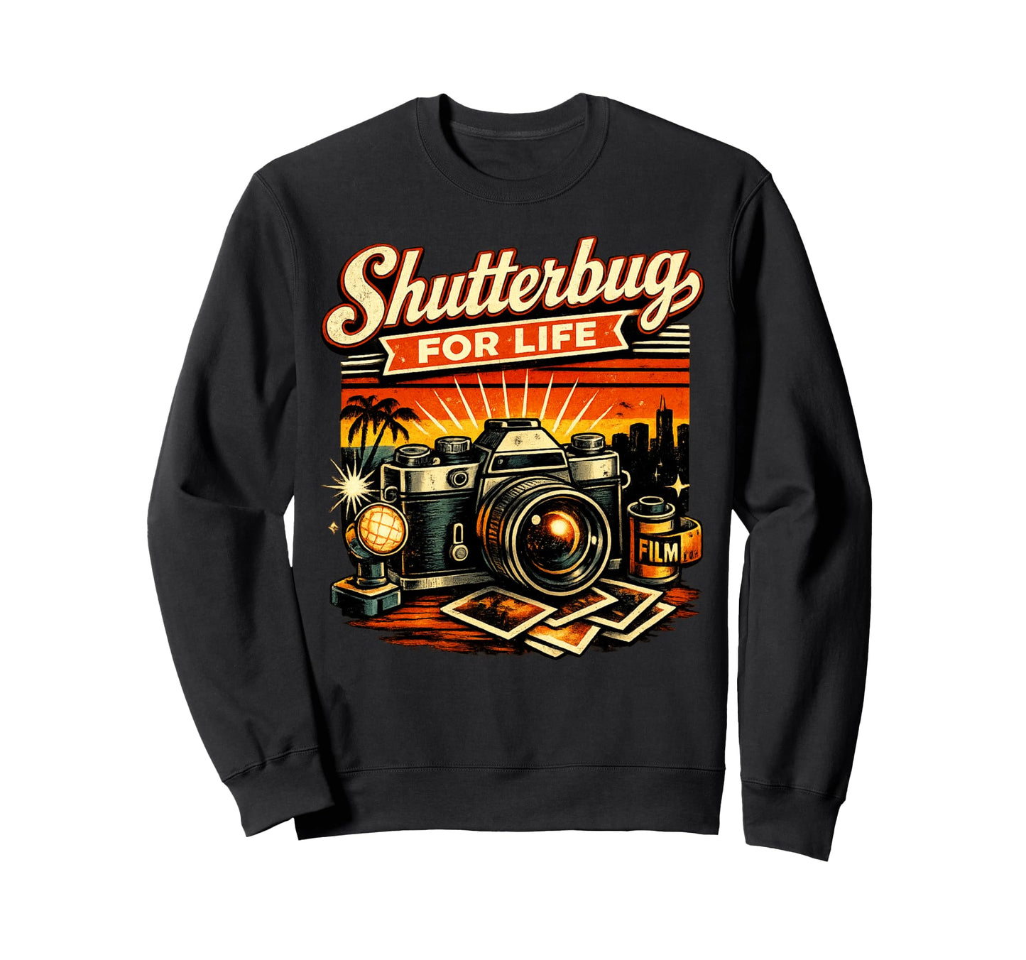 Shutterbug Life Camera Photography Sweatshirt - Novelty Apparel Unisex - T-Shirt, Sweatshirt, Hoodie