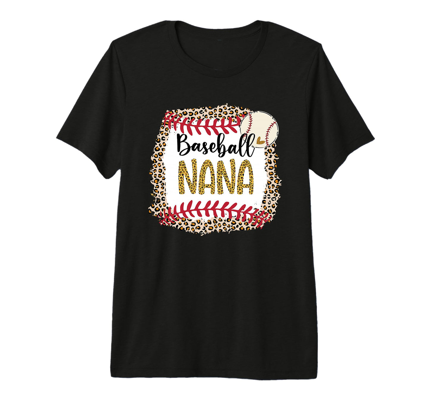 Baseball Nana Leopard Baseball Nana T-Shirt - Aesthetic Graphic Men Women - T-Shirt, Sweatshirt, Hoodie
