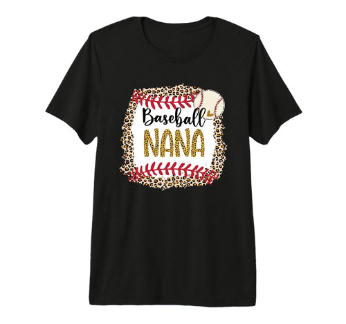 Baseball Nana Leopard Baseball Nana T-Shirt - Aesthetic Graphic Men Women - T-Shirt, Sweatshirt, Hoodie