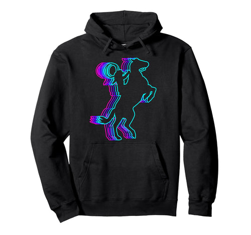 Rodeo Barrel Racer Barrel Racing Hoodie - Minimalist Print for Adults - T-Shirt, Sweatshirt, Hoodie