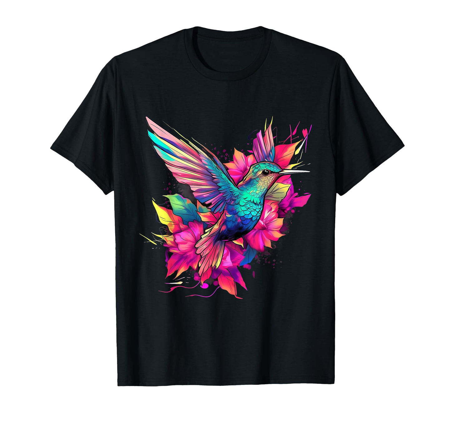 Vaporwave Aesthetic Ruby Throated T-Shirt - Unique Graphic for Adults - T-Shirt, Sweatshirt, Hoodie