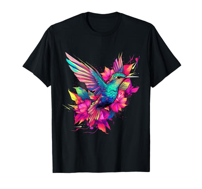 Vaporwave Aesthetic Ruby Throated T-Shirt - Unique Graphic for Adults - T-Shirt, Sweatshirt, Hoodie