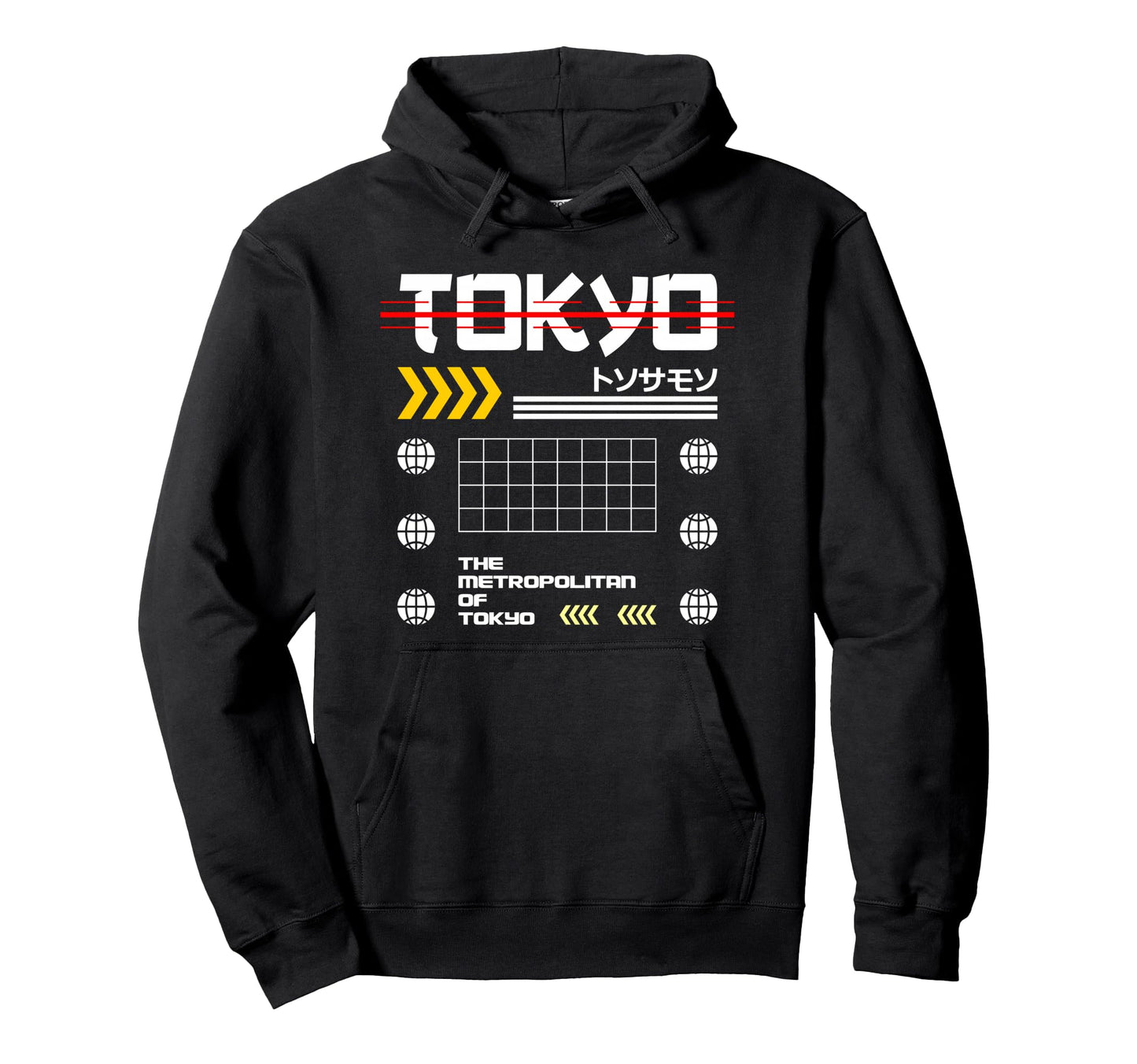 Tokyo Japan Anime Aesthetic Kawaii Hoodie - Custom Art Print Unisex - T-Shirt, Sweatshirt, Hoodie