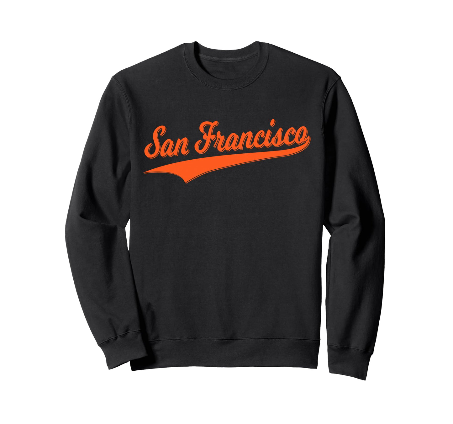 San Francisco Sf Varsity Script Sweatshirt - Trendy Graphic Men Women - T-Shirt, Sweatshirt, Hoodie