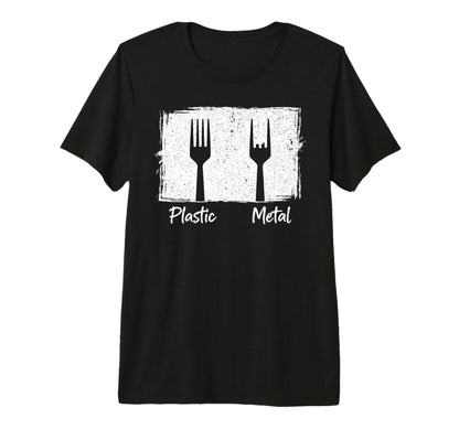 Plastic Metal Rock N Roll Rock Music T-Shirt - Novelty Apparel Men Women - T-Shirt, Sweatshirt, Hoodie