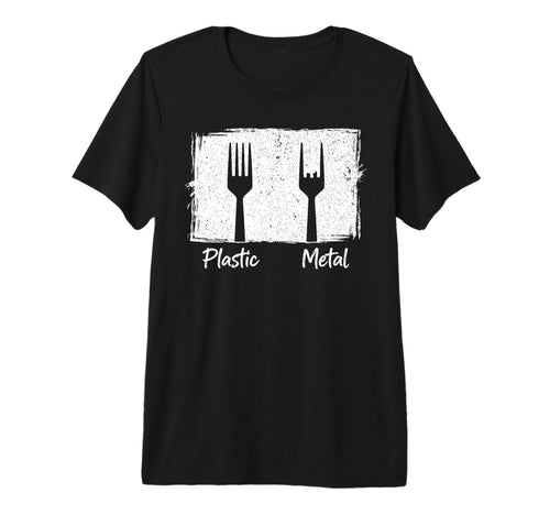 Plastic Metal Rock N Roll Rock Music T-Shirt - Novelty Apparel Men Women - T-Shirt, Sweatshirt, Hoodie