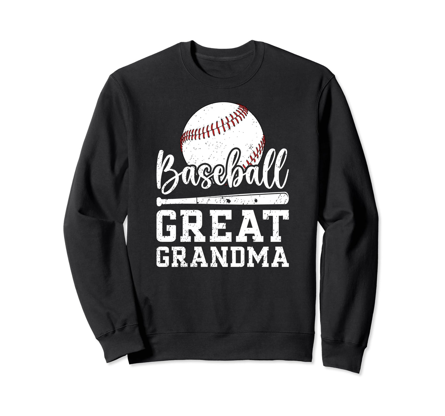 Baseball Great Grandma Baseball Player Sweatshirt - Graphic Print Unisex - T-Shirt, Sweatshirt, Hoodie