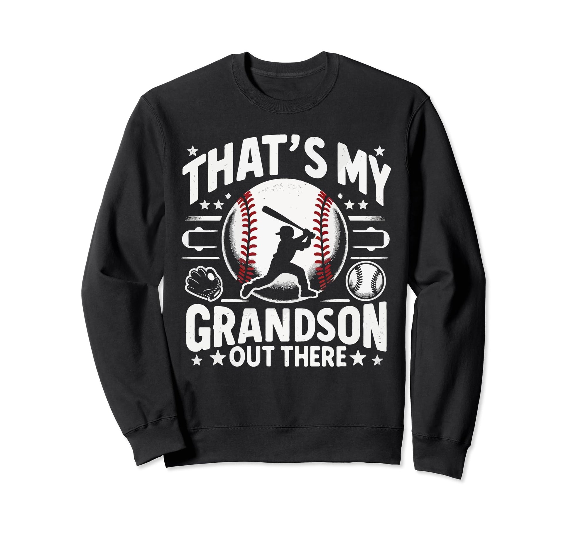 Baseball Grandpa Grandfather Sweatshirt - Novelty Apparel for Adults - T-Shirt, Sweatshirt, Hoodie