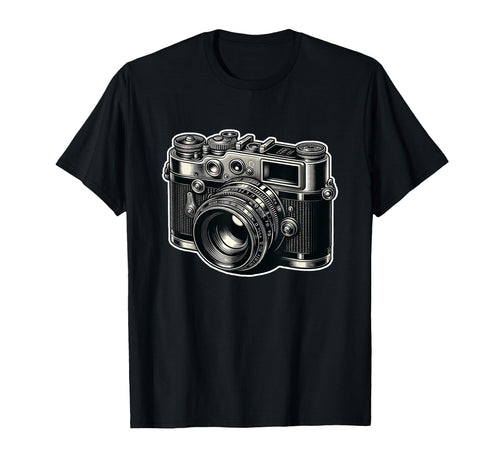 Camera Photography T-Shirt - Graphic Print Unisex - T-Shirt, Sweatshirt, Hoodie