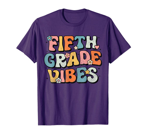 Fifth Grade Vibes 5Th Grade Team 1St Day T-Shirt - Graphic Print Unisex - T-Shirt, Sweatshirt, Hoodie