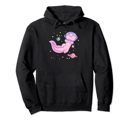 Astrolotl Funny Kawaii Pastel Goth Hoodie - Unique Graphic Men Women - T-Shirt, Sweatshirt, Hoodie