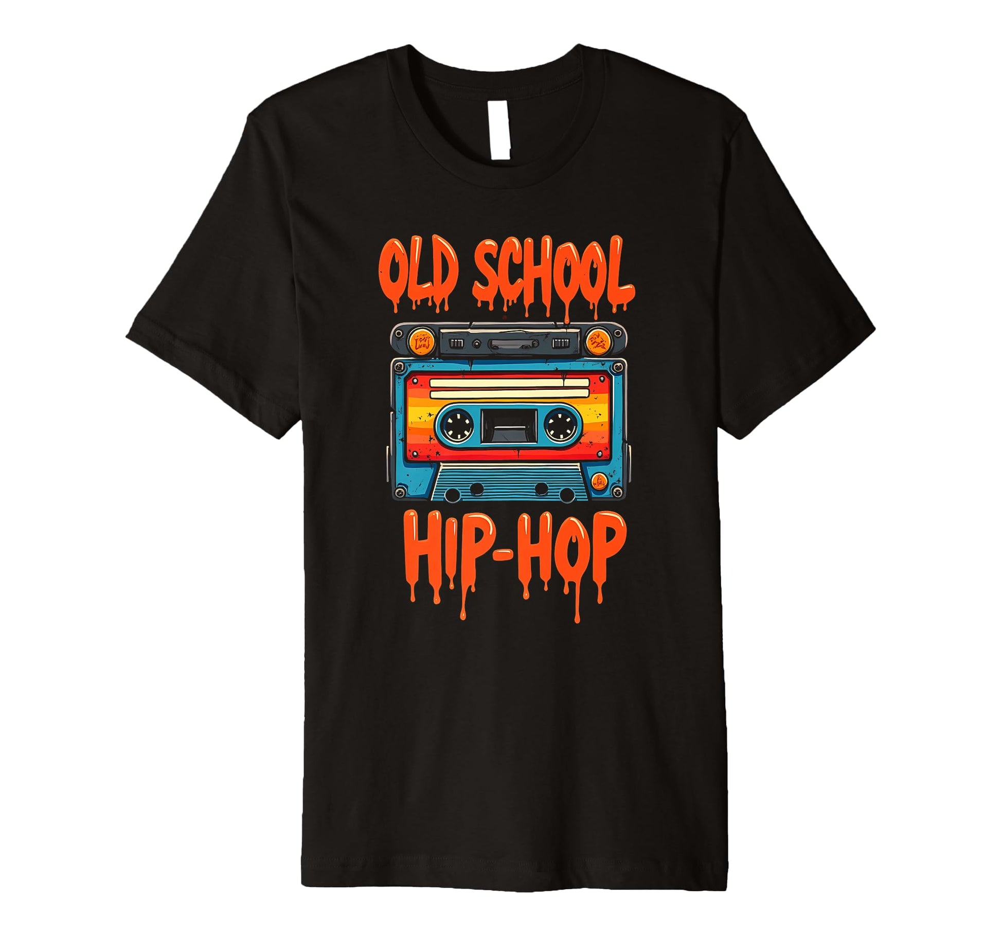 Fun Old School Hiphop Cassette T-Shirt - Streetwear Style for Adults - T-Shirt, Sweatshirt, Hoodie