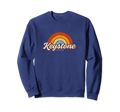 Keystone Colorado Co Rainbow 70S Sweatshirt - Trendy Graphic Men Women - T-Shirt, Sweatshirt, Hoodie