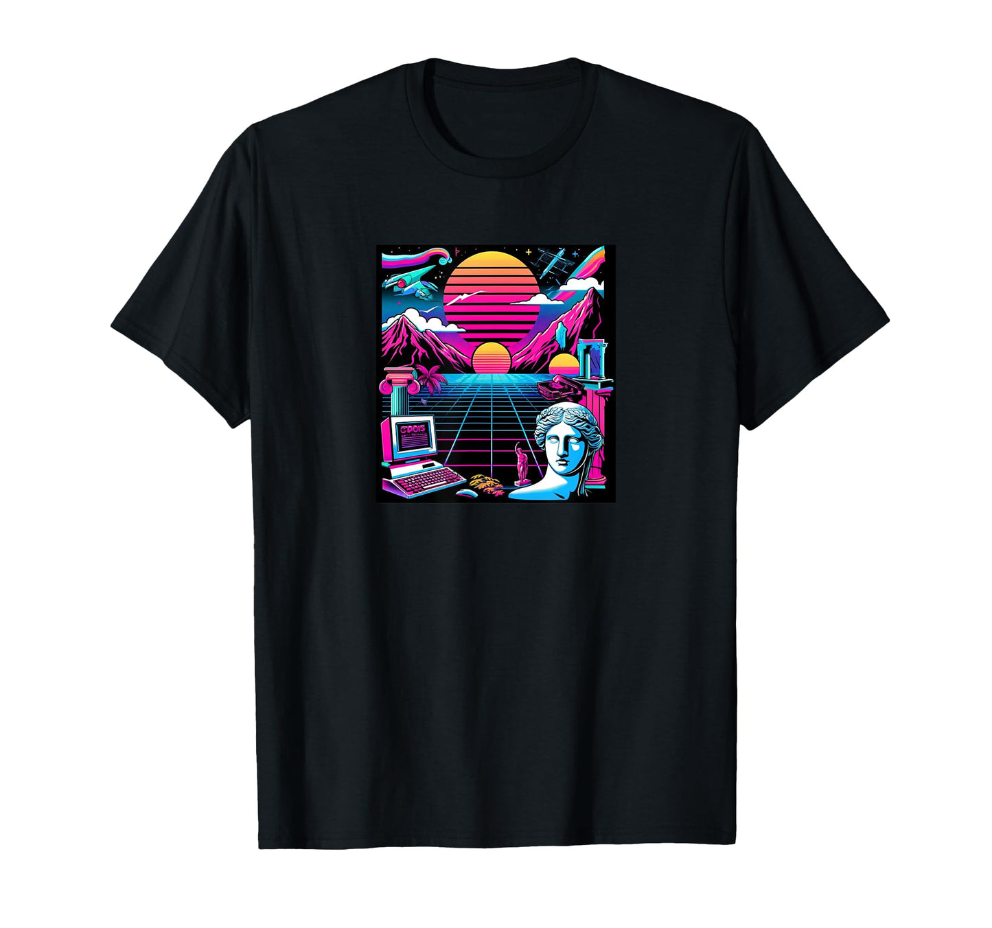 Vaporwave Aesthetics Hoodie - Trendy Graphic for Adults - T-Shirt, Sweatshirt, Hoodie