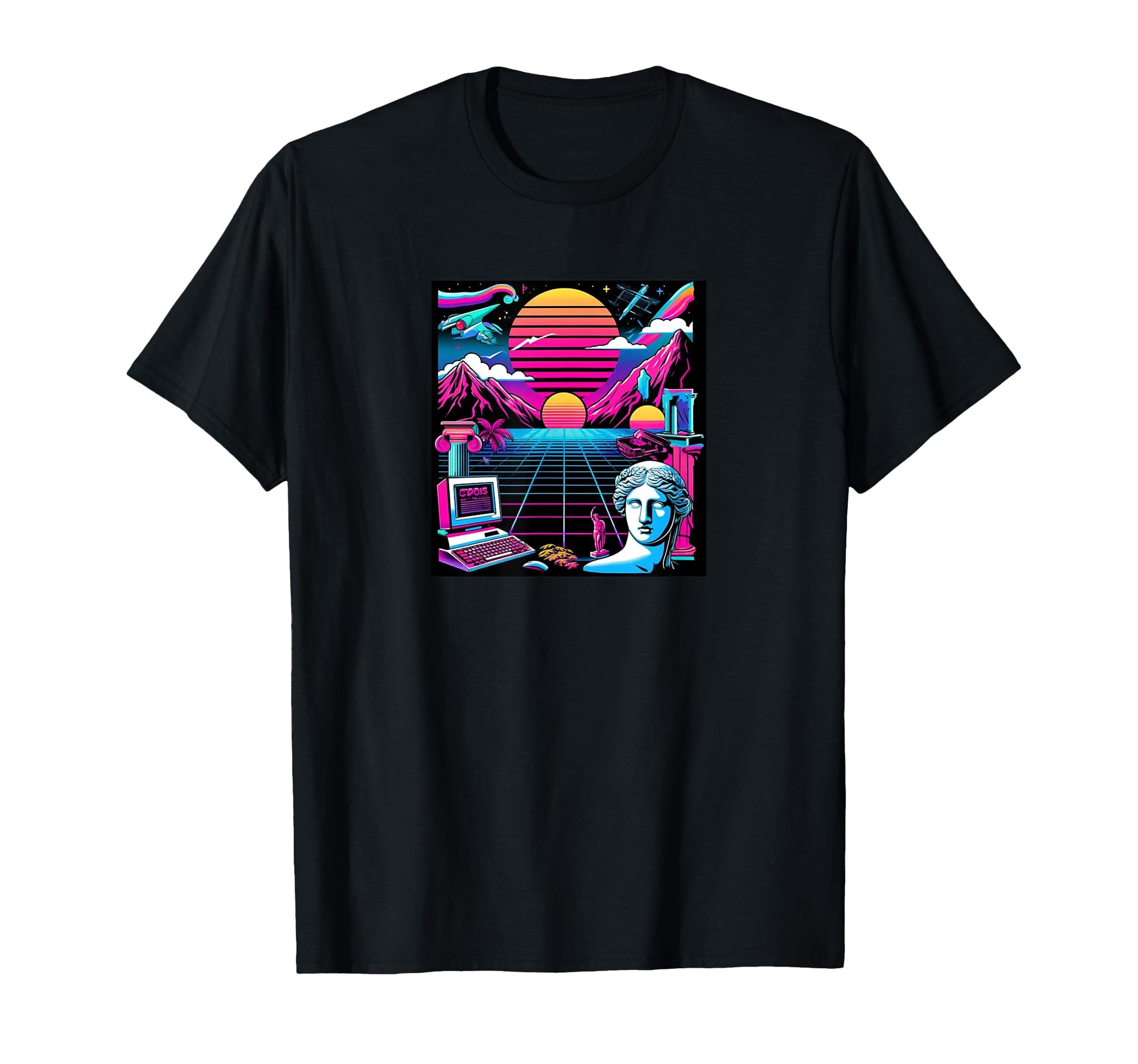 Vaporwave Aesthetics Hoodie - Trendy Graphic for Adults - T-Shirt, Sweatshirt, Hoodie