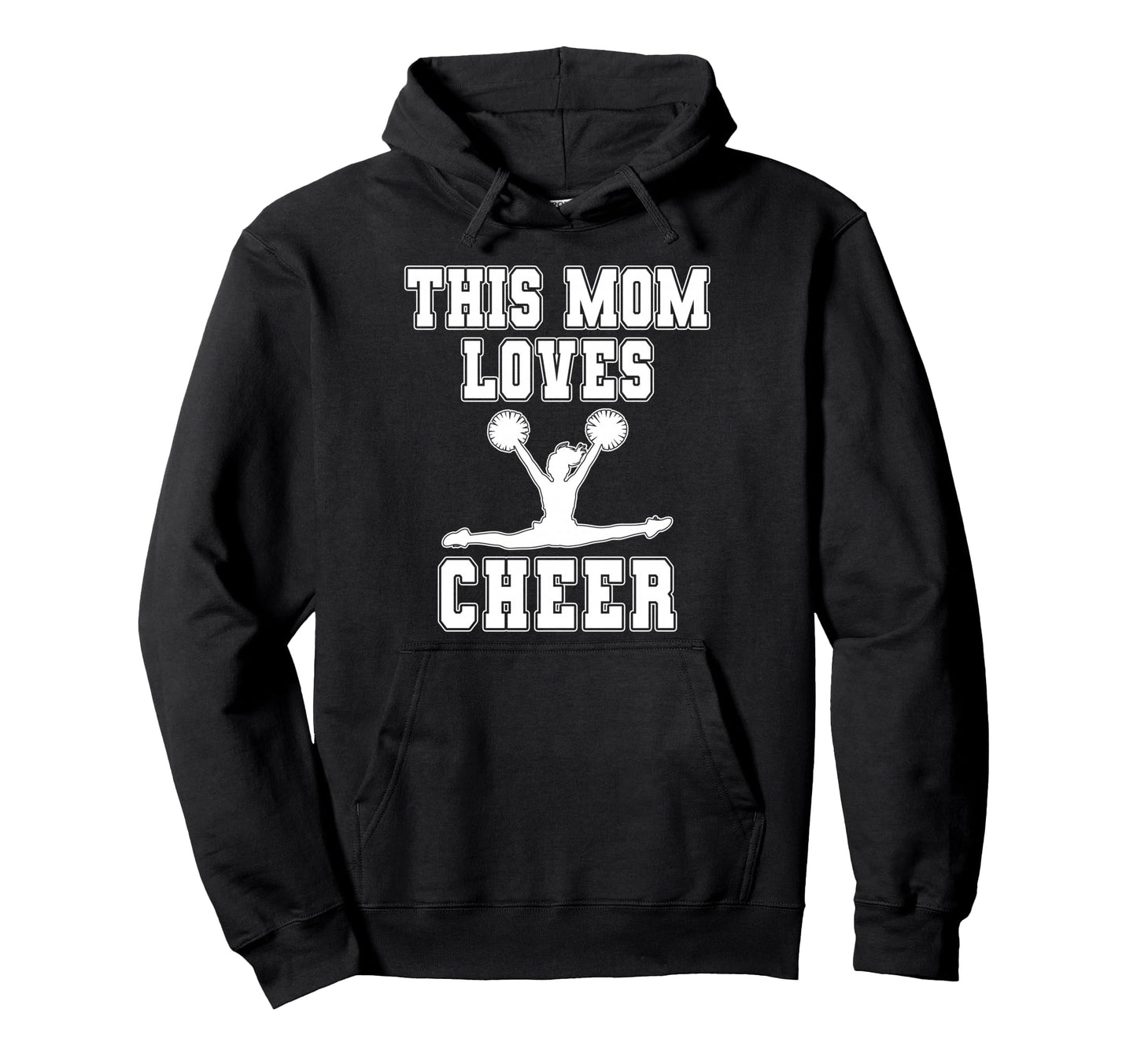 This Mom Loves Cheer Game Day Sports Mom Hoodie - Streetwear Style Unisex - T-Shirt, Sweatshirt, Hoodie