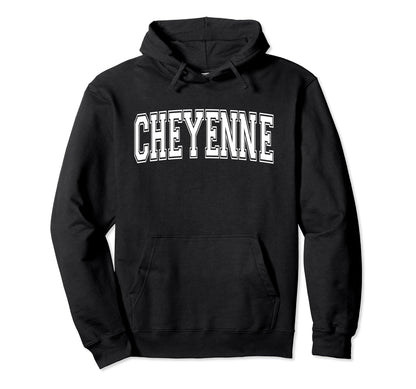 Cheyenne Wy Wyoming Usa Sports Varsity Hoodie - Graphic Print for Adults - T-Shirt, Sweatshirt, Hoodie