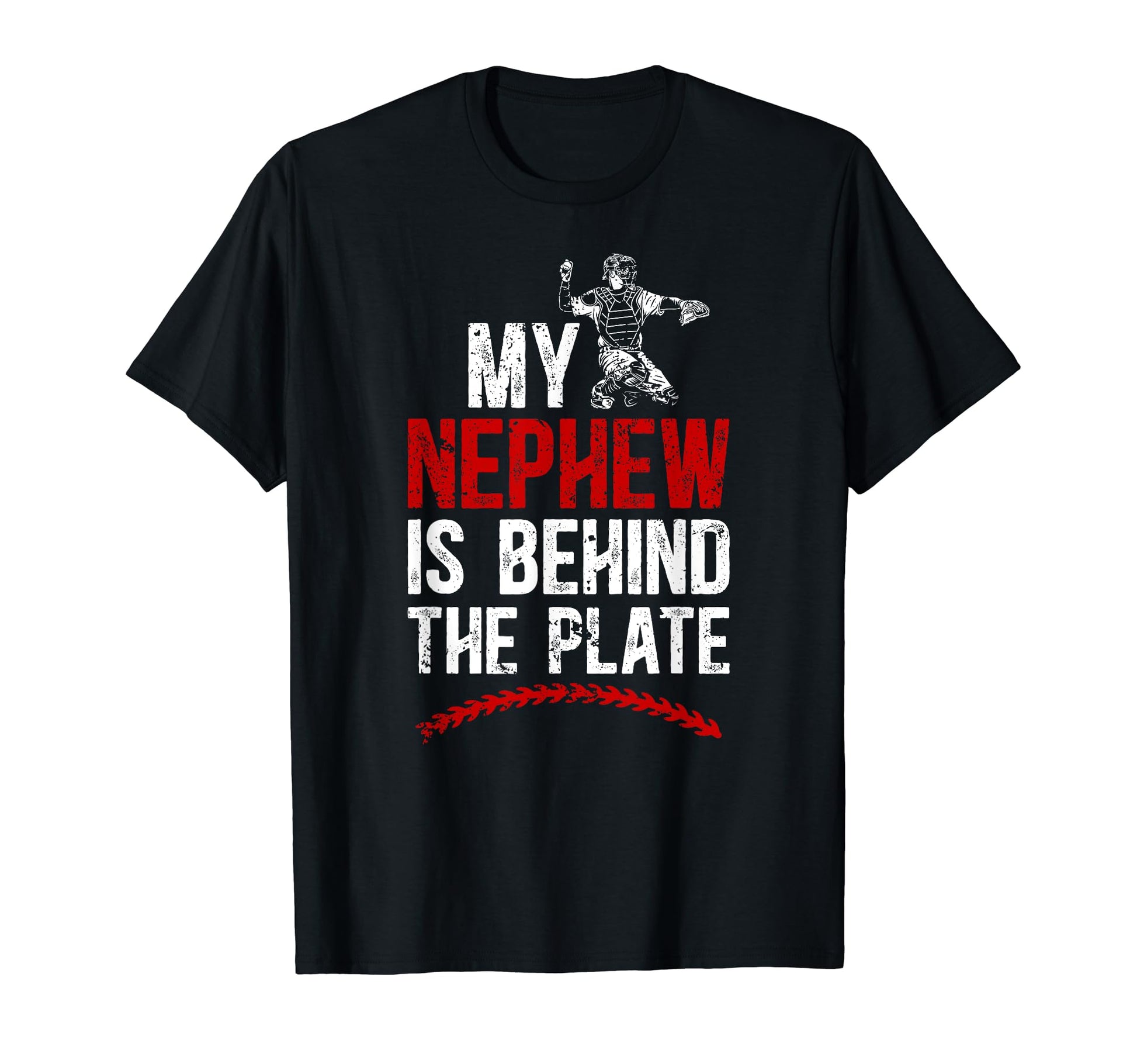 Baseball Catcher Aunt Proud Baseball T-Shirt - Unique Graphic Men Women - T-Shirt, Sweatshirt, Hoodie