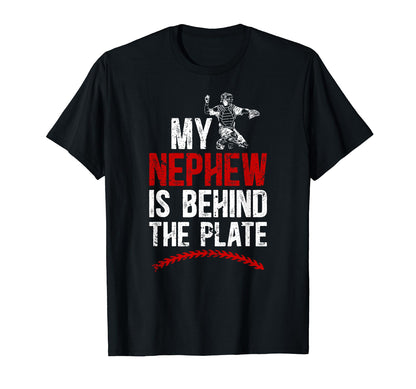 Baseball Catcher Aunt Proud Baseball T-Shirt - Unique Graphic Men Women - T-Shirt, Sweatshirt, Hoodie