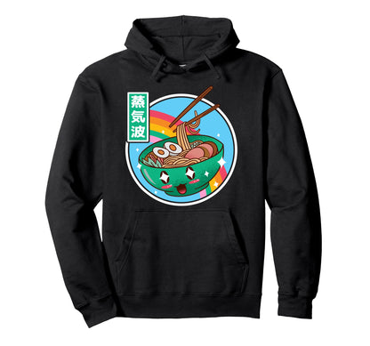 Japanese Ramen Noodles Kawaii Japan Hoodie - Custom Art Print Unisex - T-Shirt, Sweatshirt, Hoodie