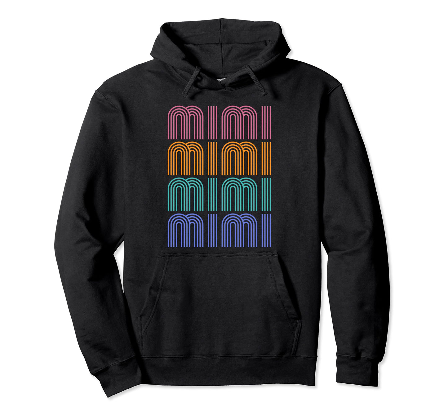 Rainbow Mimi 70S Inspired Mothers Day Hoodie - Novelty Apparel Men Women - T-Shirt, Sweatshirt, Hoodie