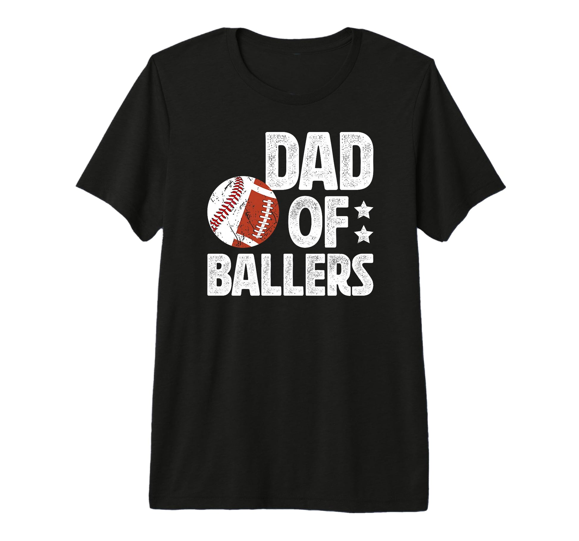 Mens Dad Ballers Proud Baseball T-Shirt - Aesthetic Graphic Unisex - T-Shirt, Sweatshirt, Hoodie