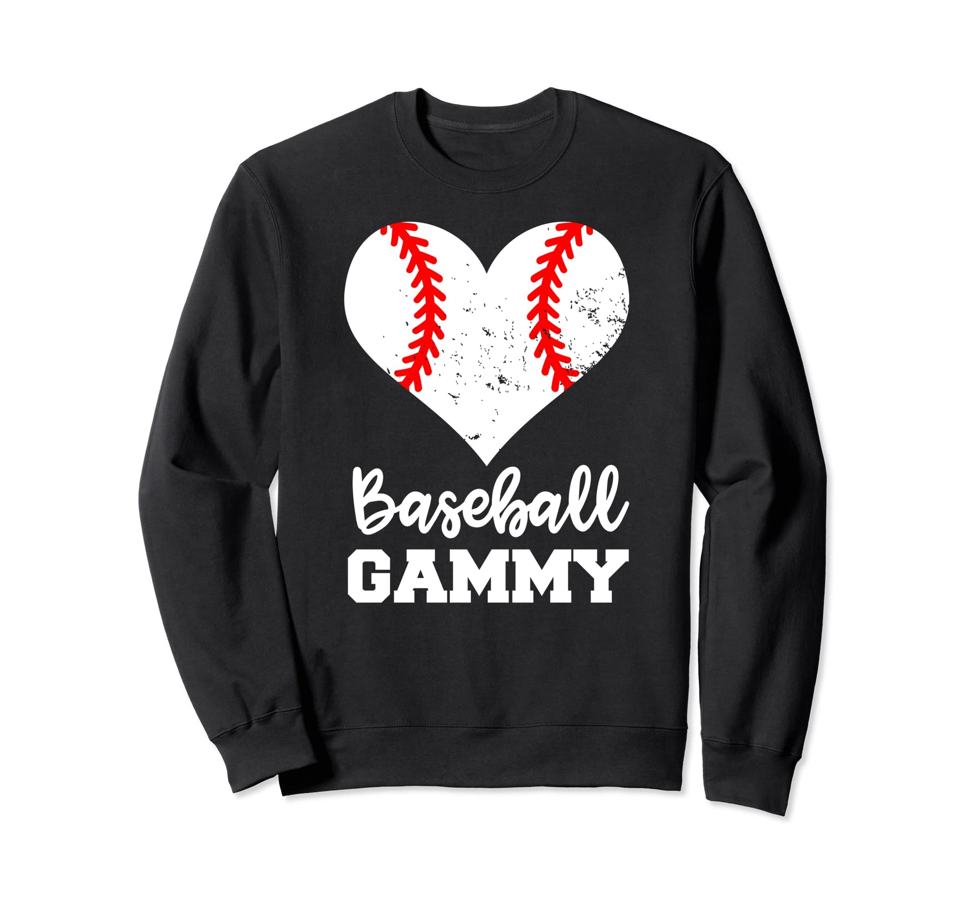 Baseball Gammy Funny Baseball Heart Sweatshirt - Novelty Apparel Unisex - T-Shirt, Sweatshirt, Hoodie