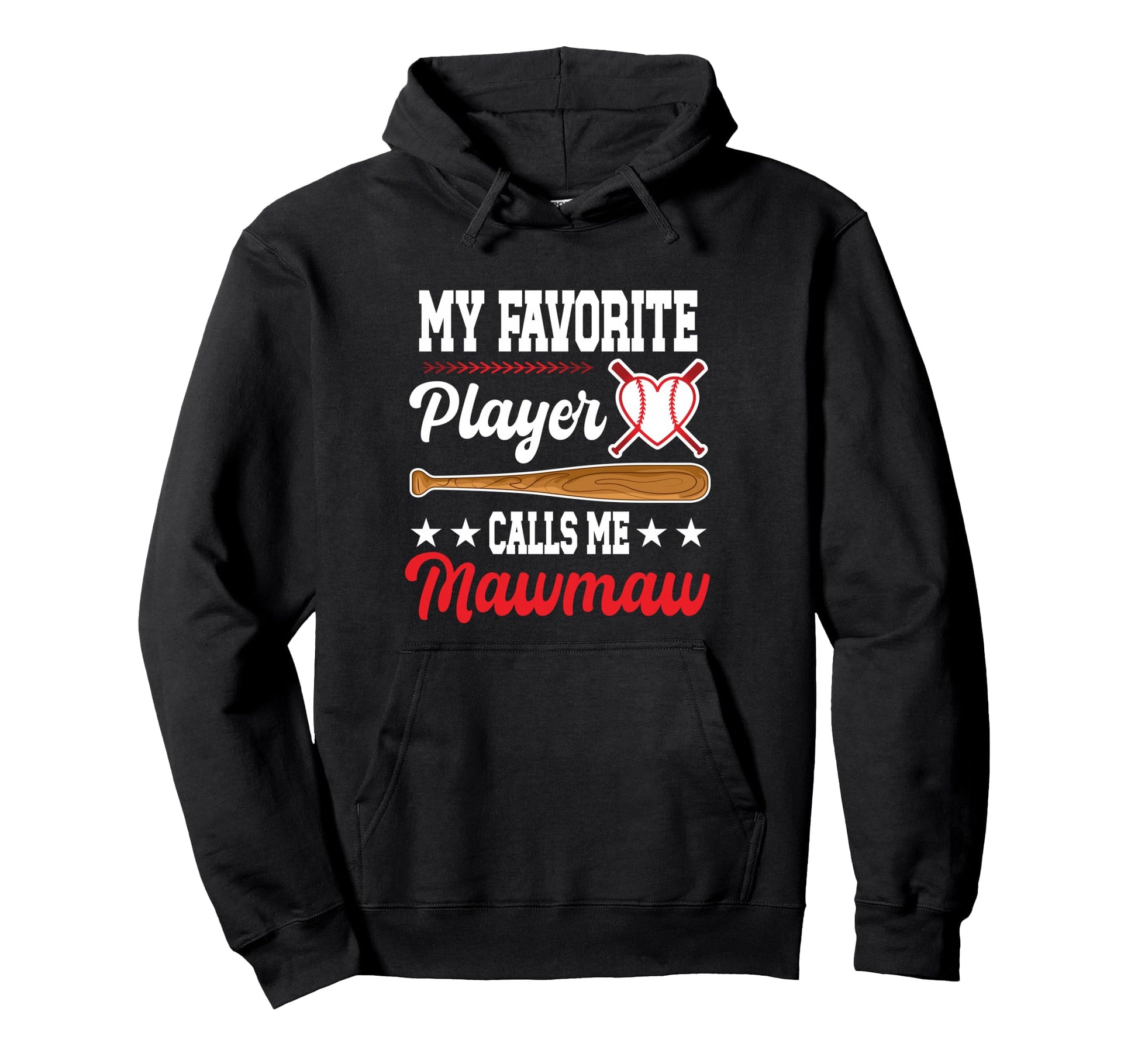 My Favorite Player Calls Me Mawmaw Hoodie - Aesthetic Graphic Men Women - T-Shirt, Sweatshirt, Hoodie