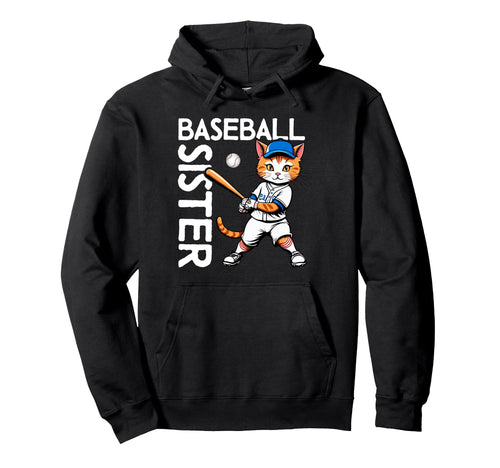 Sport Lover Sister Mothers Day Baseball Hoodie - Minimalist Print Unisex - T-Shirt, Sweatshirt, Hoodie
