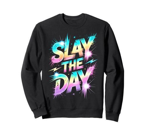 Slay Day Tournament Field Day Sweatshirt - Unique Graphic Men Women - T-Shirt, Sweatshirt, Hoodie