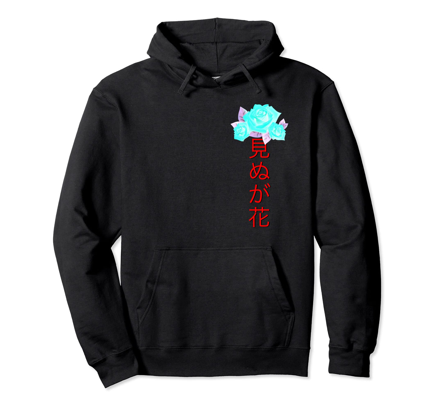 Pastel Goth Glitch Rose Japanese Hoodie - Aesthetic Graphic Men Women - T-Shirt, Sweatshirt, Hoodie