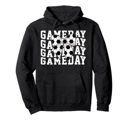 Game Day Soccer Lover Trendy Hoodie - Fun Novelty Design Men Women - T-Shirt, Sweatshirt, Hoodie