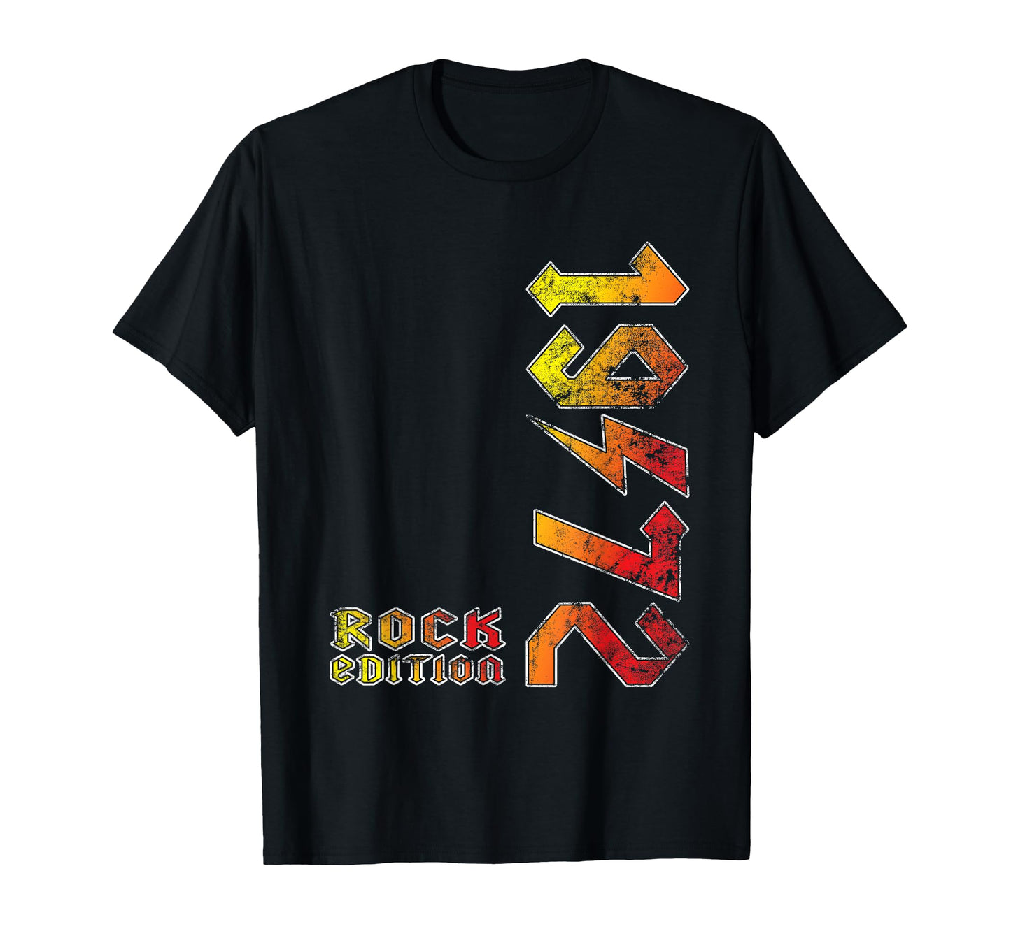 1972 Rock Music Lovers Gift T-Shirt - Trendy Graphic for Adults - T-Shirt, Sweatshirt, Hoodie