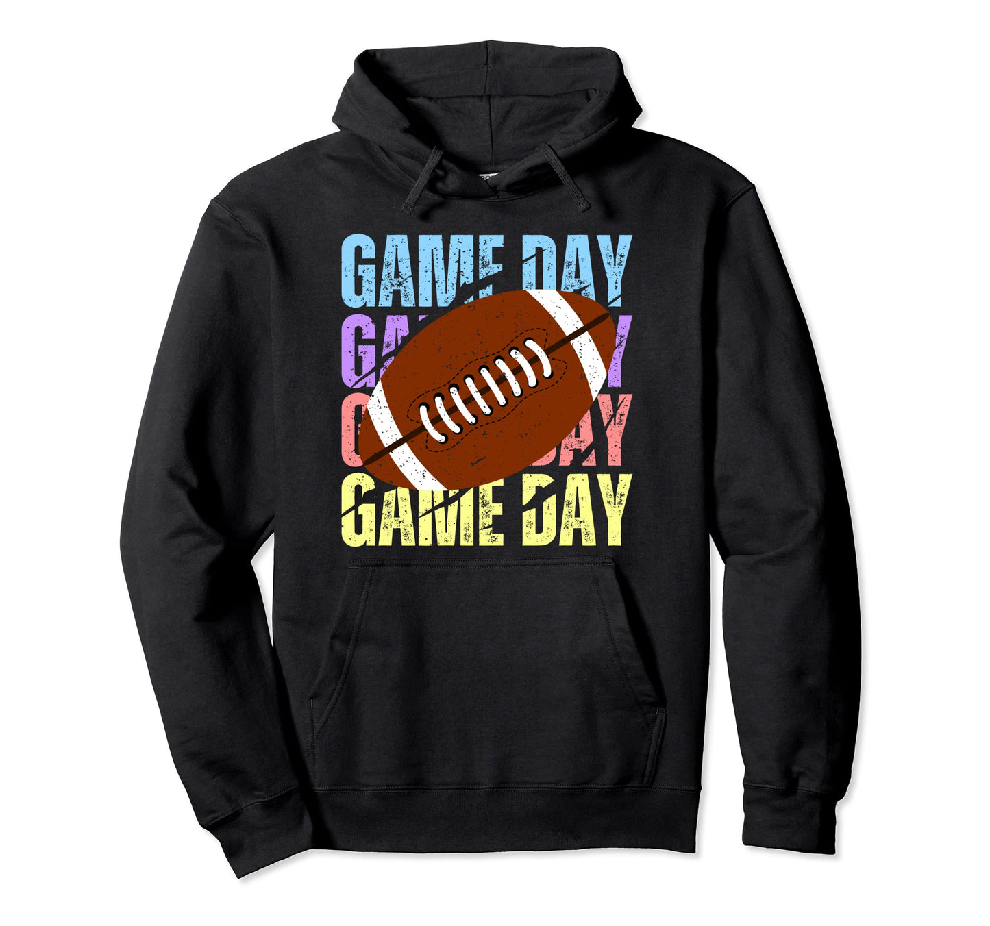 Game Day Football American Mom Hoodie - Casual Everyday Wear for Adults - T-Shirt, Sweatshirt, Hoodie