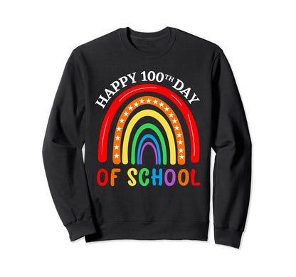 100Th Day School Teacher 100 Days Sweatshirt - Unique Graphic Unisex - T-Shirt, Sweatshirt, Hoodie
