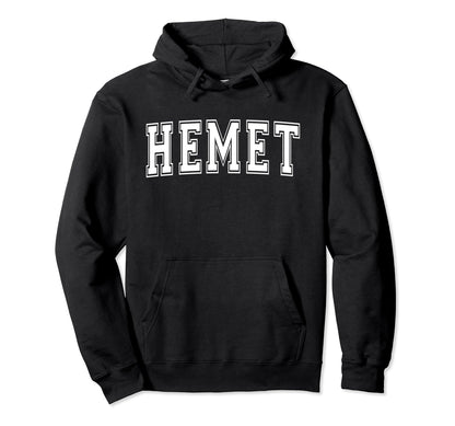 Hemet Ca California Usa Sports Varsity Hoodie - Unique Graphic Unisex - T-Shirt, Sweatshirt, Hoodie