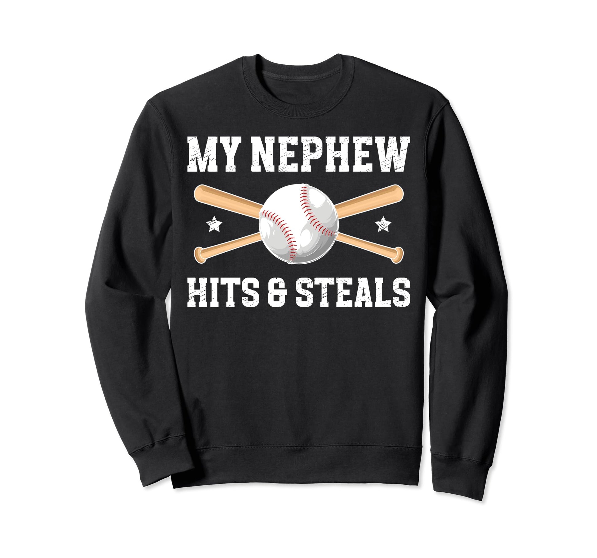 My Nephew Baseball Uncle Baseball Sweatshirt - Unique Graphic for Adults - T-Shirt, Sweatshirt, Hoodie