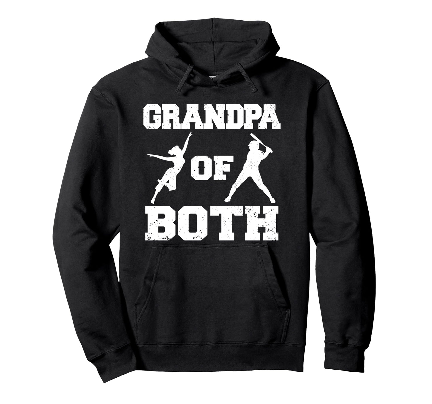 Grandpa Both Funny Baseball And Dance Hoodie - Novelty Apparel Unisex - T-Shirt, Sweatshirt, Hoodie