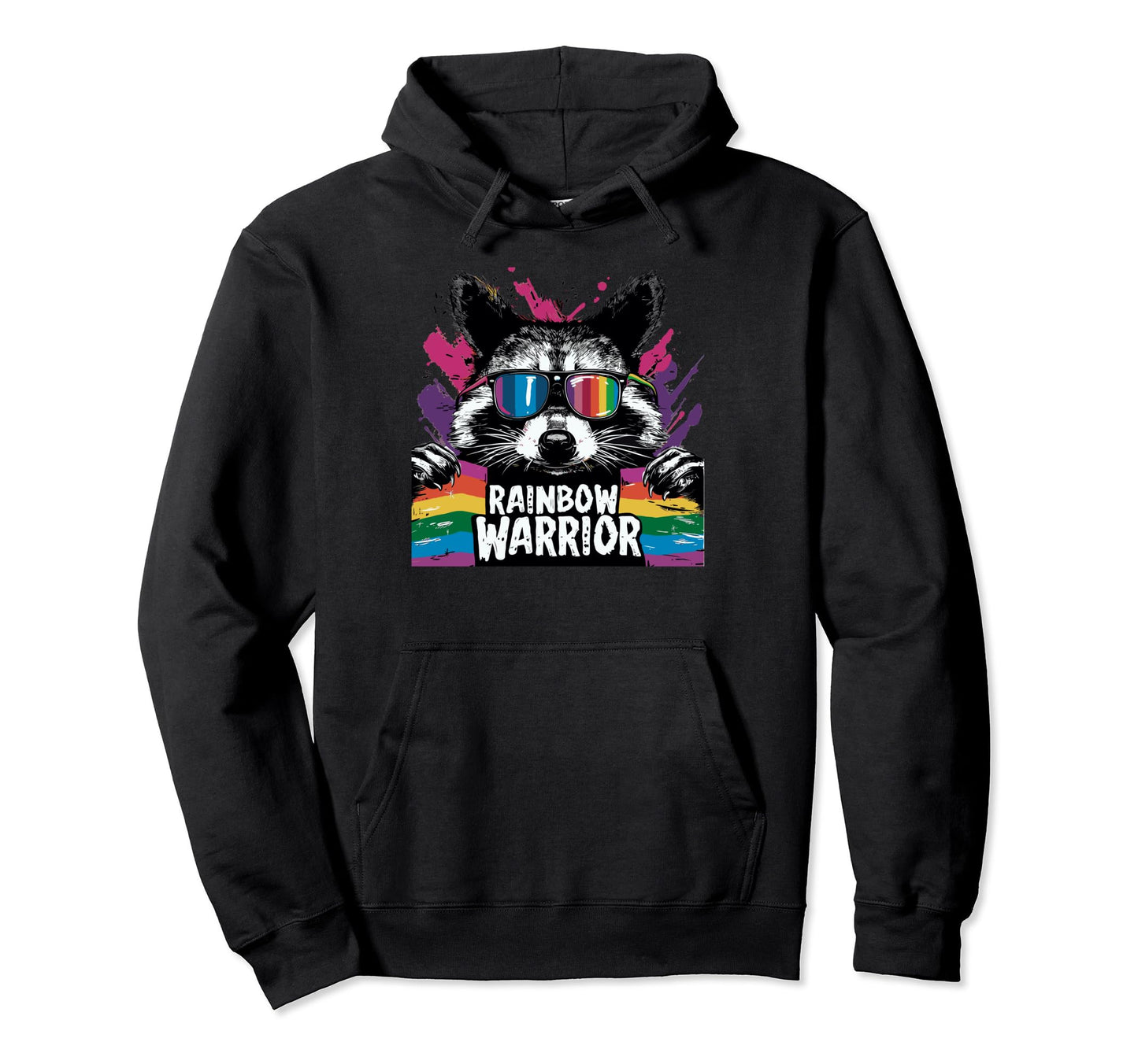 Funny Raccoon Love Sunglasses Summer Hoodie - Custom Art Print Men Women - T-Shirt, Sweatshirt, Hoodie