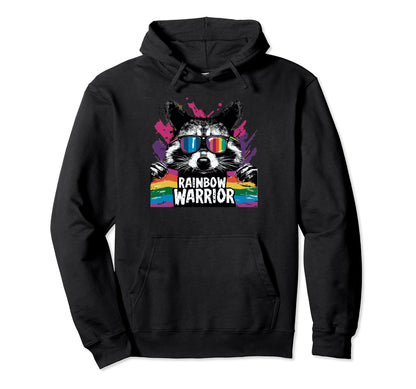 Funny Raccoon Love Sunglasses Summer Hoodie - Custom Art Print Men Women - T-Shirt, Sweatshirt, Hoodie