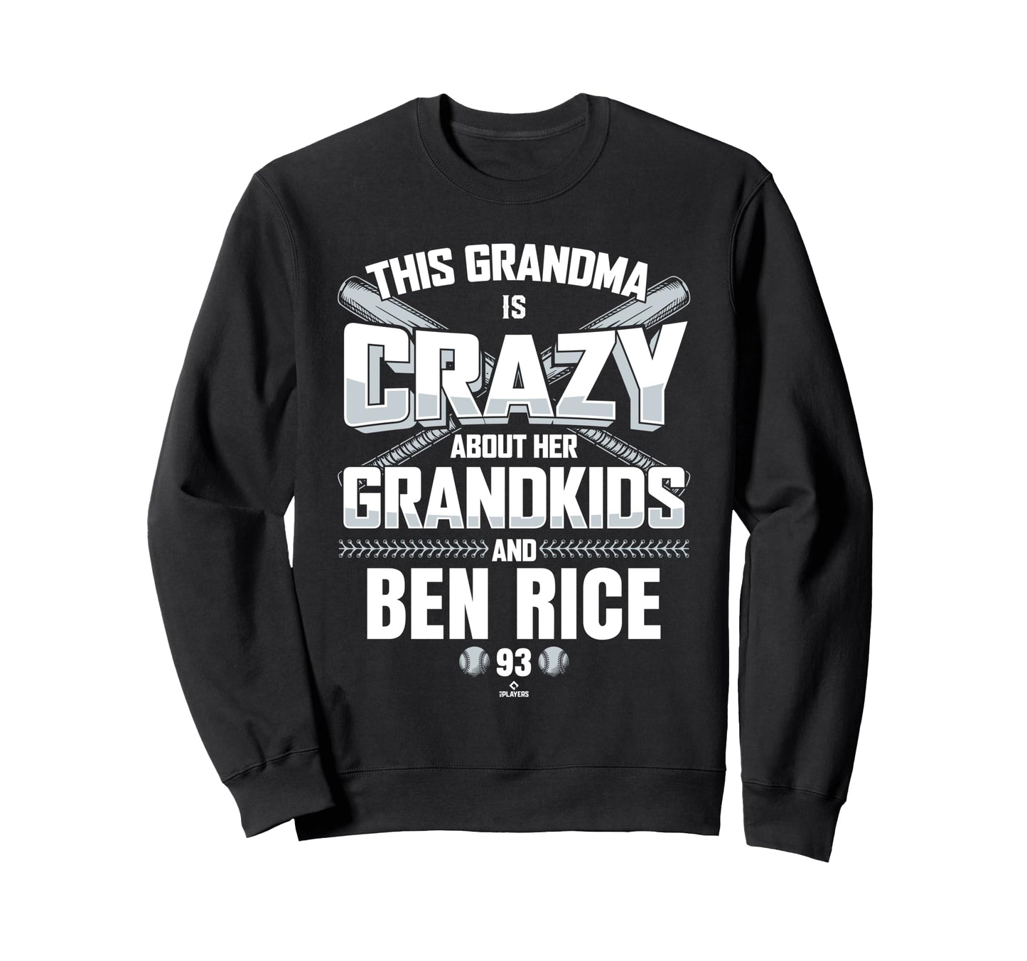 Grandma Crazy Ben Rice New York Sweatshirt - Aesthetic Graphic Unisex - T-Shirt, Sweatshirt, Hoodie