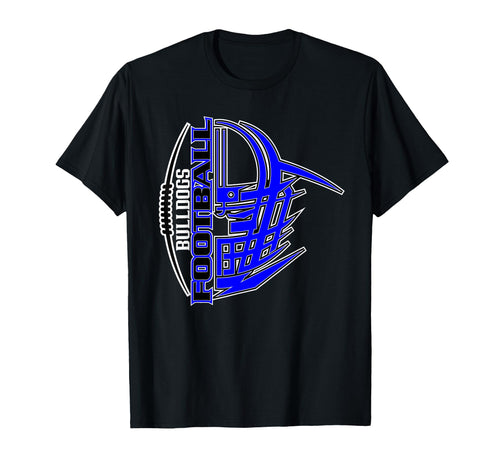 Bulldogs Football Helmet Game Day T-Shirt - Minimalist Print Unisex - T-Shirt, Sweatshirt, Hoodie
