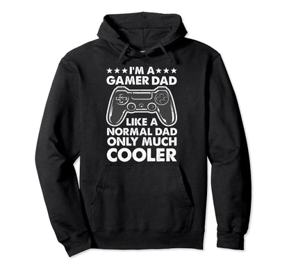 Funny Gamer Dad Art Video Game Console Hoodie - Custom Art Print Men Women - T-Shirt, Sweatshirt, Hoodie