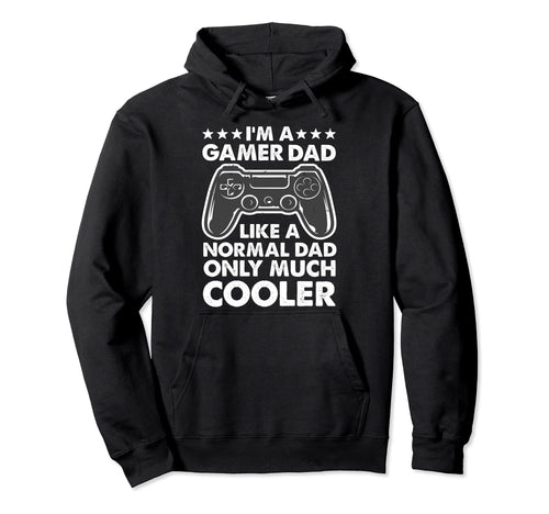 Funny Gamer Dad Art Video Game Console Hoodie - Custom Art Print Men Women - T-Shirt, Sweatshirt, Hoodie