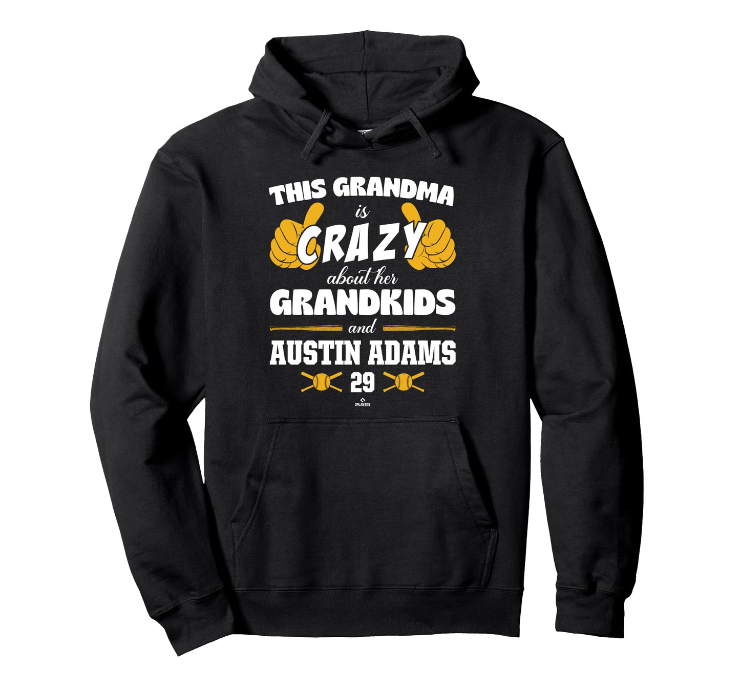 Grandma Crazy Austin Adams Oakland Hoodie - Fun Novelty Design Men Women - T-Shirt, Sweatshirt, Hoodie