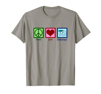Peace Love Endoscopy T-Shirt - Aesthetic Graphic for Adults - T-Shirt, Sweatshirt, Hoodie