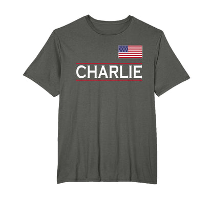 Charlie Personalized Name Funny T-Shirt - Graphic Print for Adults - T-Shirt, Sweatshirt, Hoodie